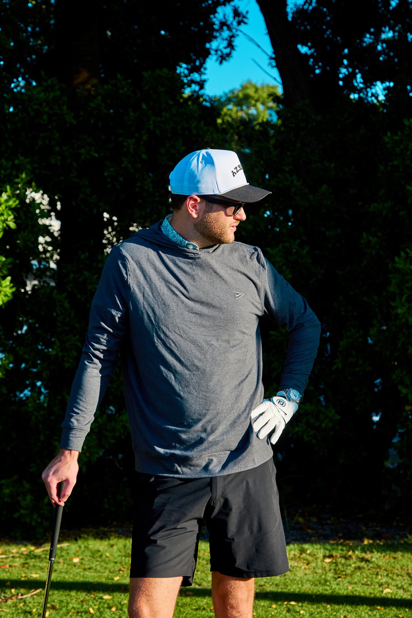 Flipped Breezy Rope Hat Black - Breezy Golf